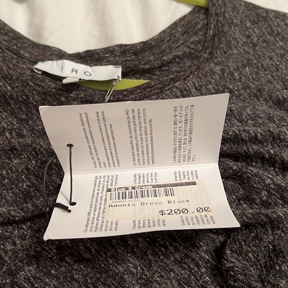 IRO ADONIS DRESS IN DARK GREY - Picture 6 of 6